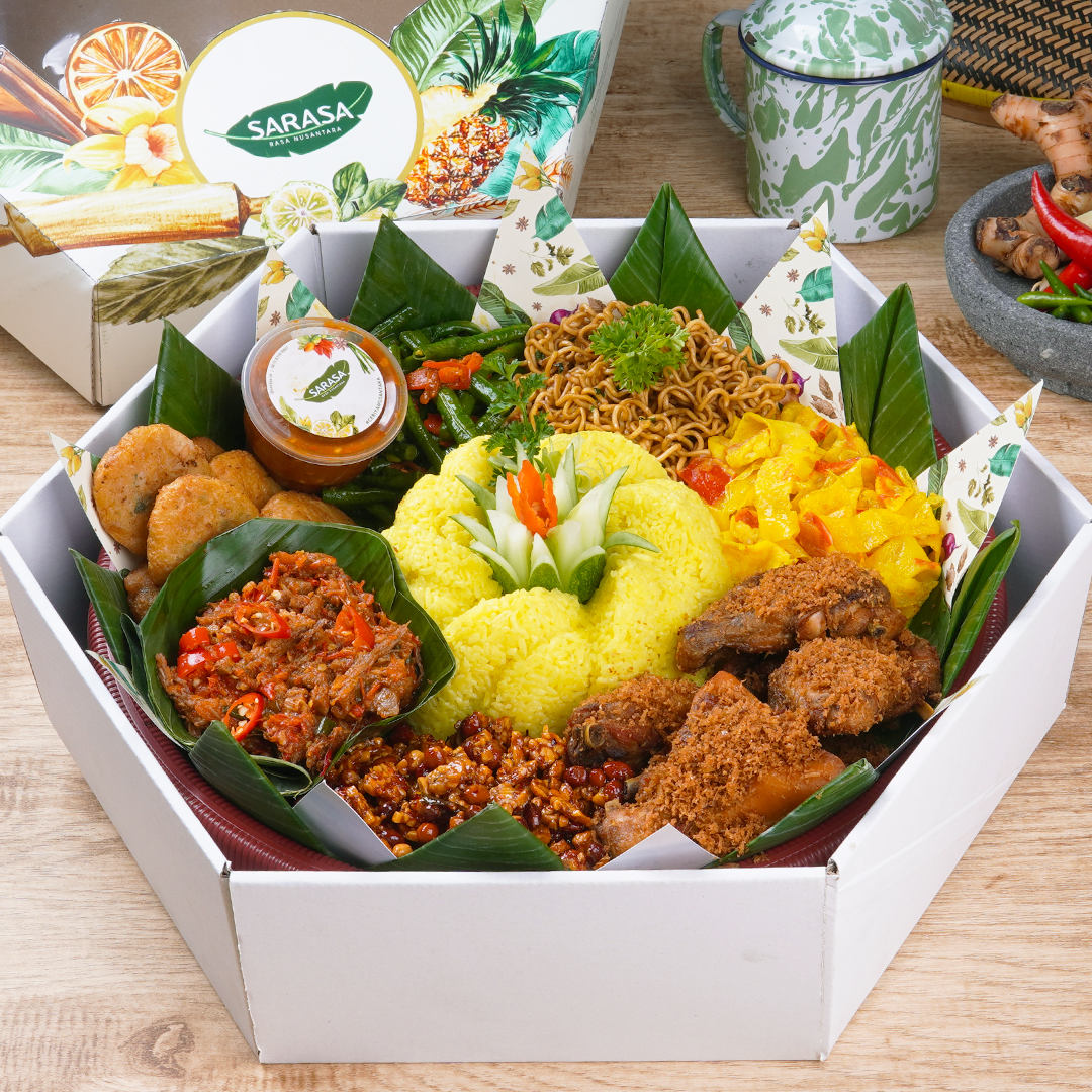 Hantaran Nasi Kuning Sarasa