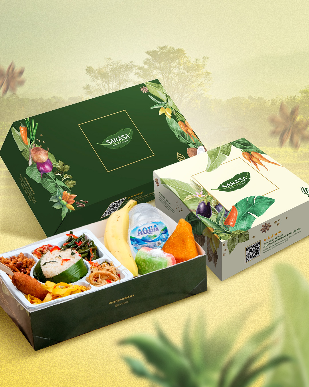 Sarasa Brand Packaging